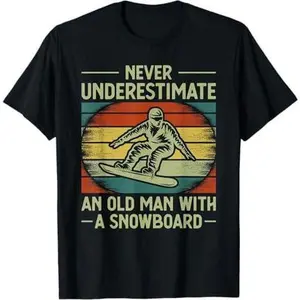 Cool Snowboard Art Men Women Skier Snowboarding Snowboarder T-Shirt
