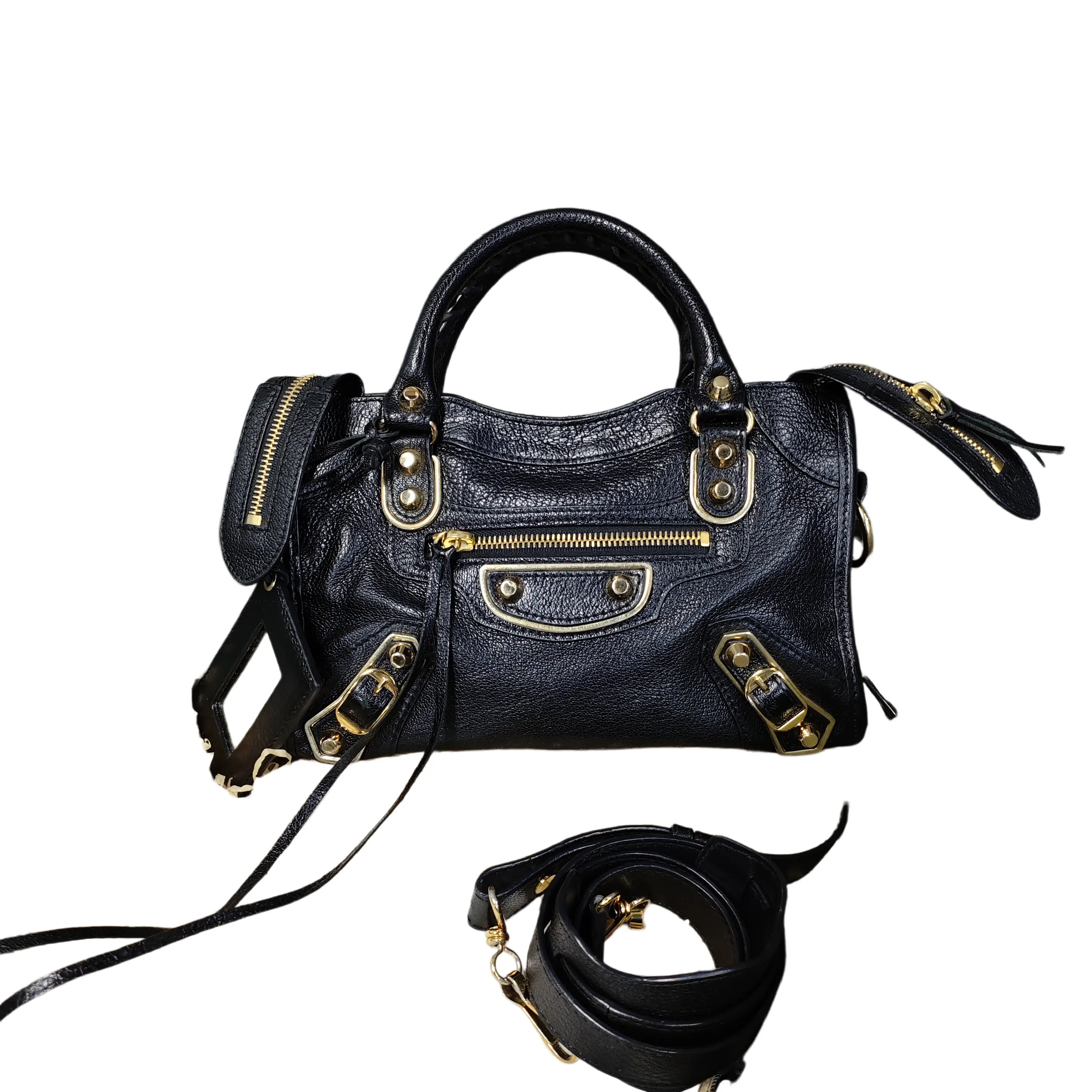 Pre-owned Balenciaga Leather Shoulder Bag D0509444914
