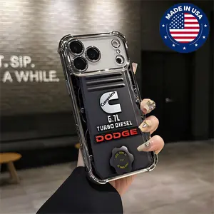 CUMMINS 6.7L TURBO DIESEL DODGE Aesthetic Design Pattern Casing For iphone 16 15 14 13 12 Plus Pro Max Flaunt Mobile Phone Case Soft Silicon TPU anti-drop Drop Protection Shockproof Protector Vintage unique Fashion Trend Anti-scratch Stylish Smartphone Co