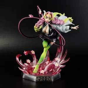 Demon Slayer: Kimetsu no Yaiba Kishou Simple Carved GK Kanroji Mitsuri Love Hashira Statue Boxed Figure Model