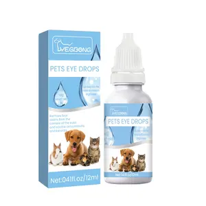 Pet Eye Care Drops, Pet Eye Care Product for Cat & Dog Tear Stain Remover, Eye Cleaning Drops for Daily, Pet Supplies, Dog & Cat Grooming Accessories