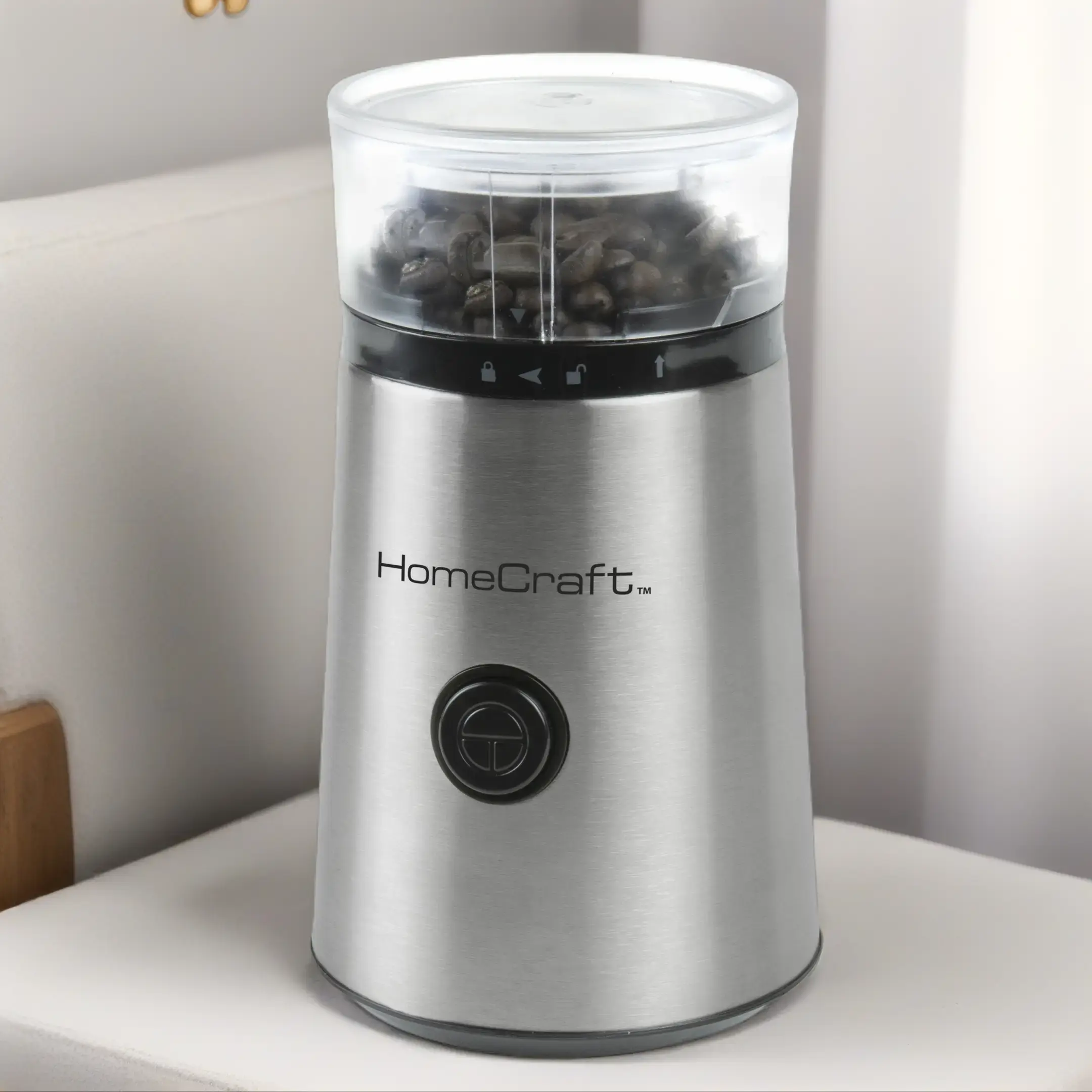 HomeCraft Stainless Steel Coffee Grinder HomeCraft Stainless Steel Coffee Grinder