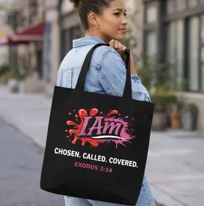 Chosen. Called. Covered.” I Am Tote Bag – Exodus 3:14