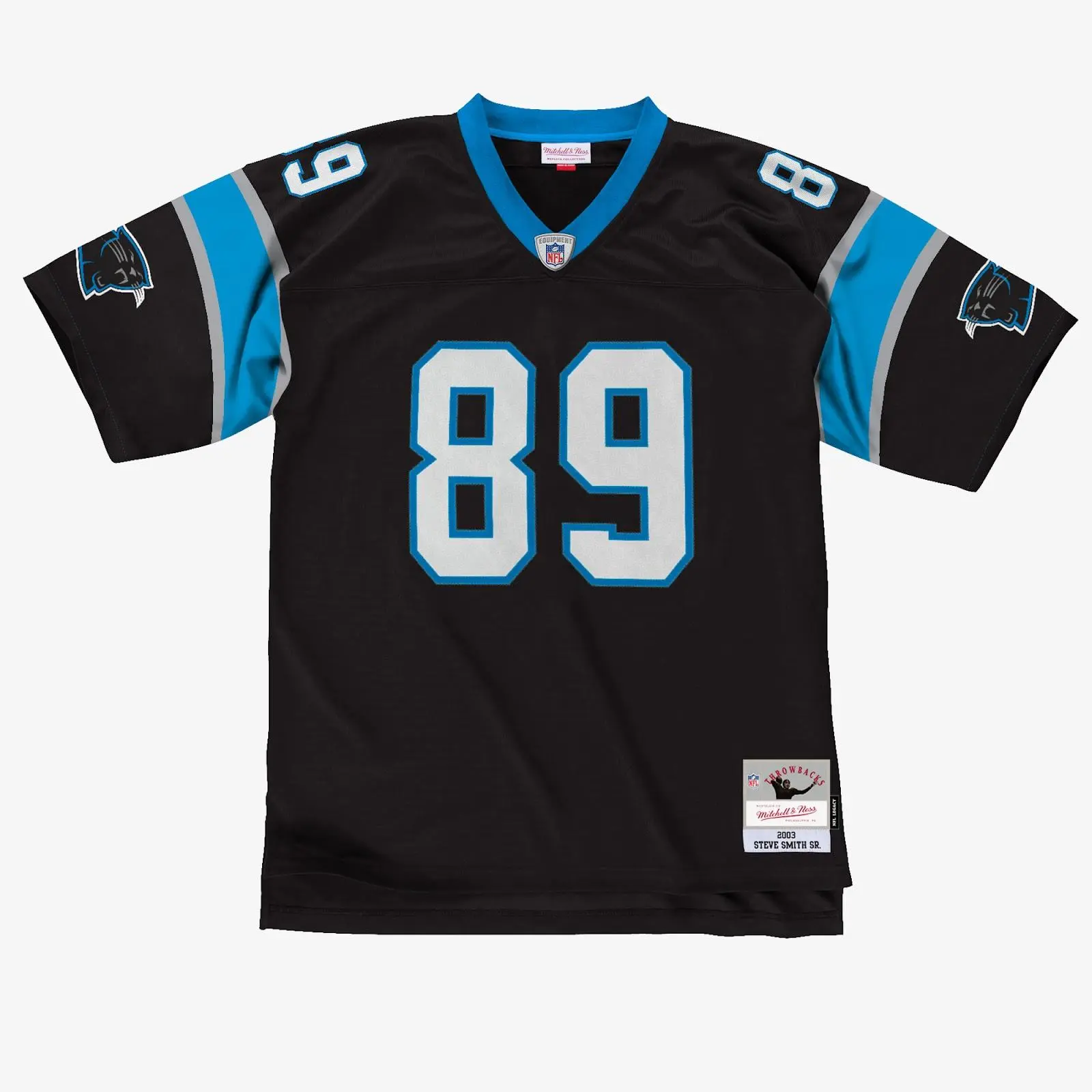 Steve Smith Sr. Carolina Panthers Black 2003 Legacy Player Jersey NFL Throwback Mitchell & Ness