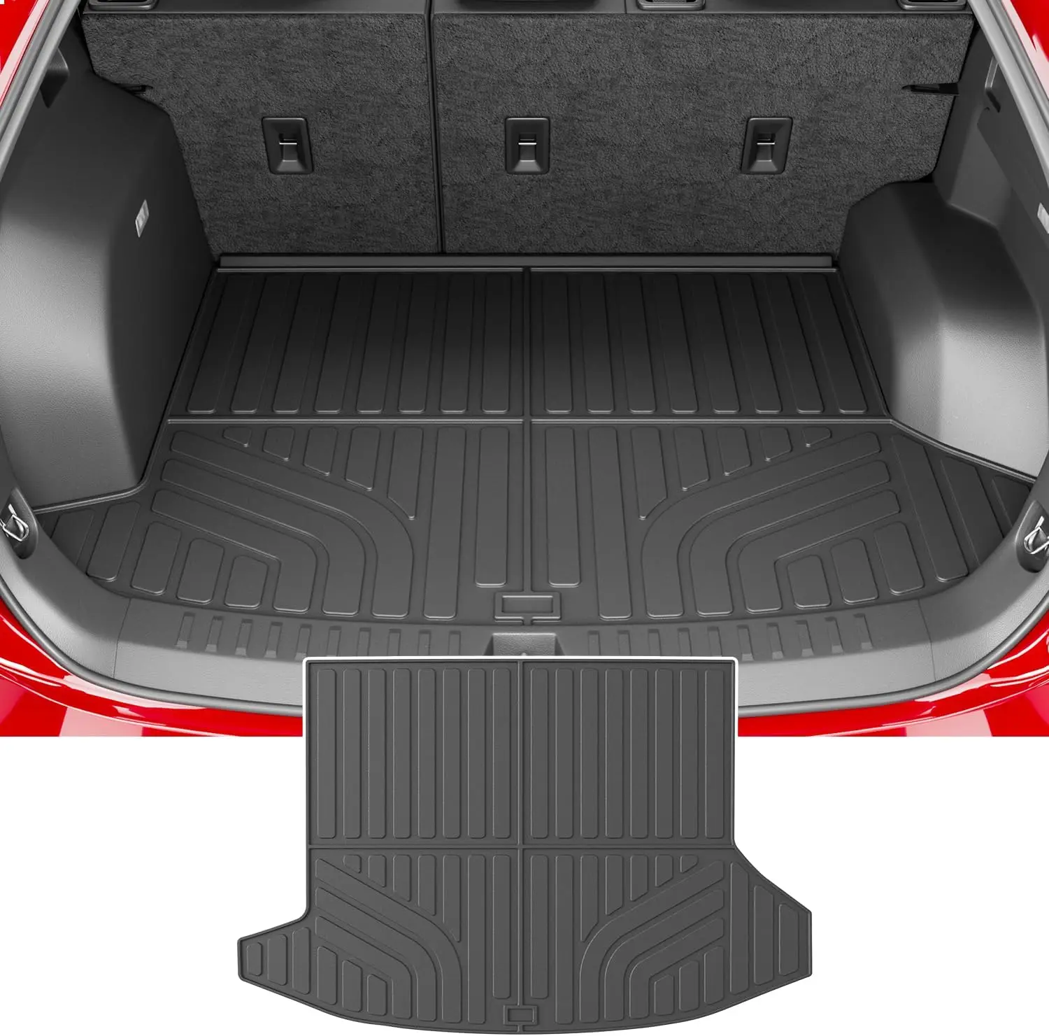 [Fits 25-26 Equinox & Terrain Not Fit EV Models] Cargo Mat Compatible with 2025 2026 Chevy Equinox GMC Terrain Trunk Mat (No EV) Cargo Liner Trunk Liner Replacement for 2025 2026 Chevy Equinox Accessories