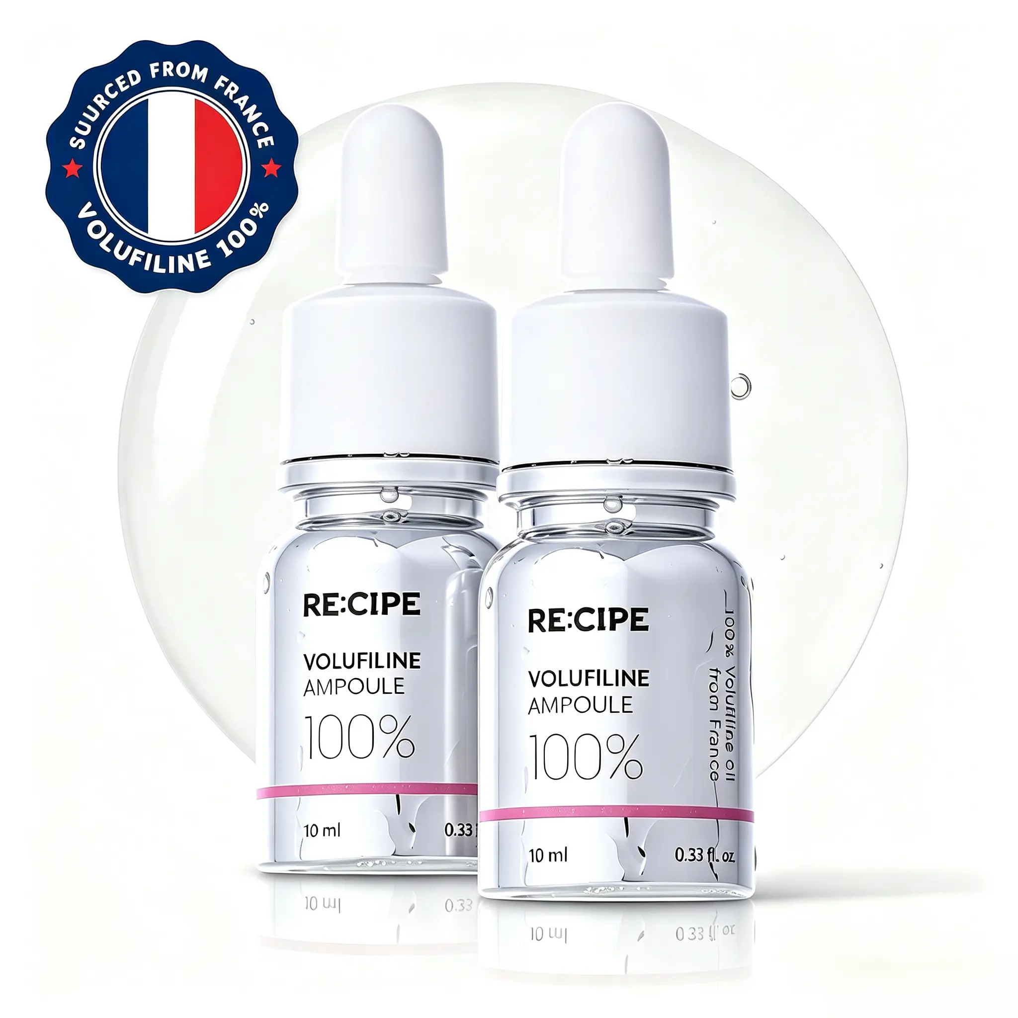 【Buy 1 Get 1 Free】100% Volufiline Ampoule | Authentic Sederma France Pure Volufiline Serum, DIY Face & Body Skincare Booster, Hydrating Anti-Aging Serum Improves Skin Resilience (0.33 fl oz)