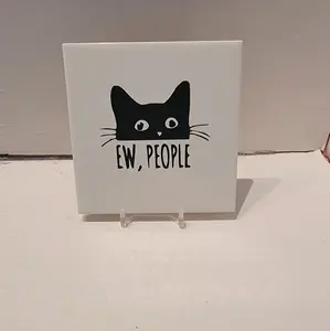 Ew, People Ceramic Tile Coaster Tableware Customized