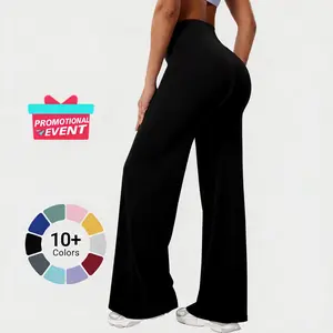 Slim-fit yoga pants, fitness, outfit, bottomsStraight Leg Bottoms 31" Inseam High Waisted Joggers for Women Fitness Gymwear Sportswear Yoga Pants Workout Comfortable Waistband