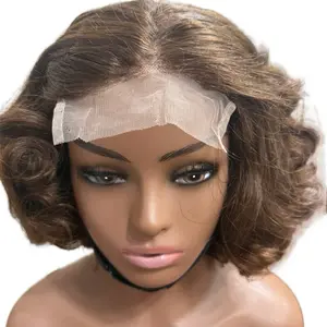 Corporate Elites   wig  A1. Vietnamese  bounce wave 16inch   100% human hair Wig Curly Hair Ready To Wear Shaggy Waves Big Hair Curly Hair Wig TikTokShopBlackFriday