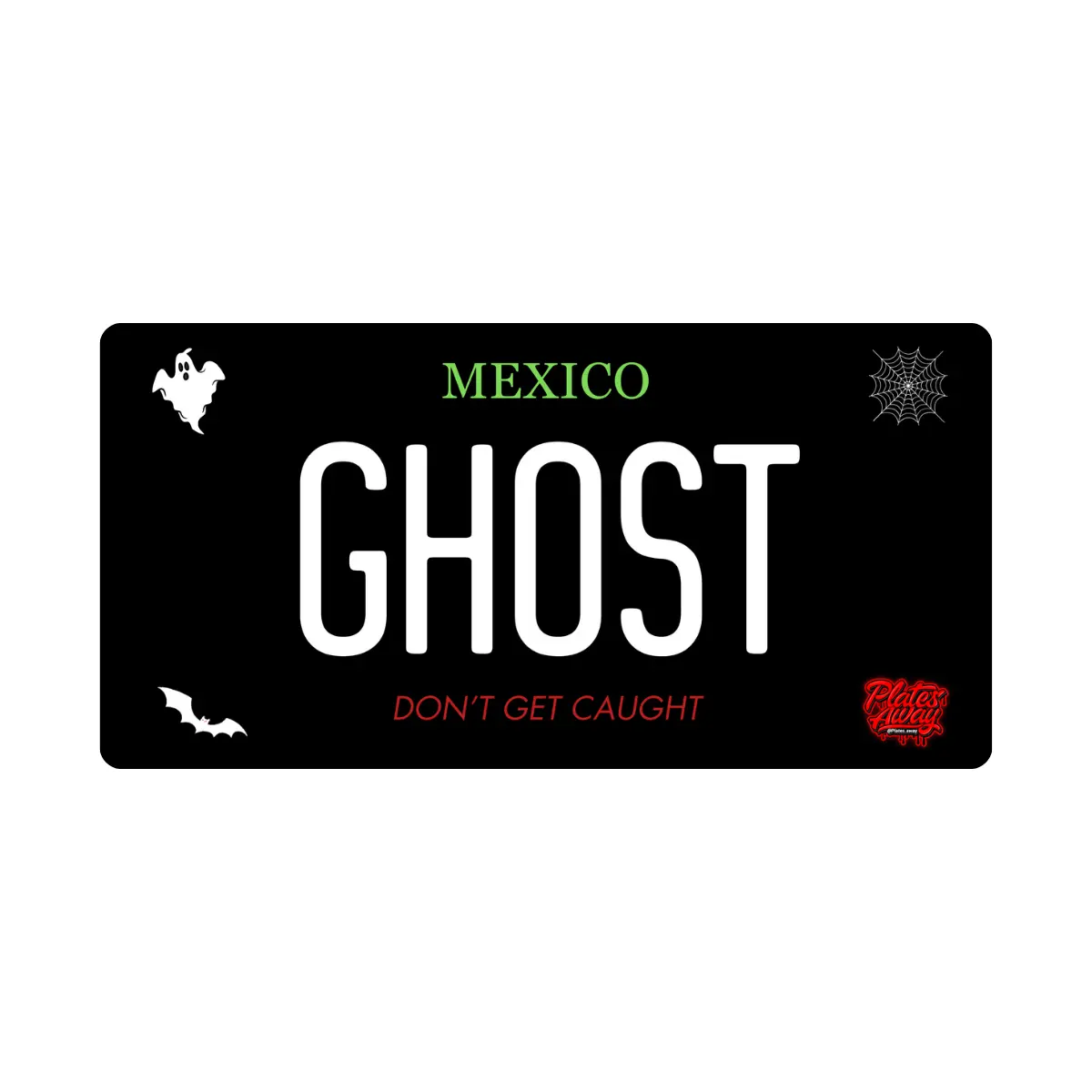 "Ghost" License Plates