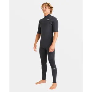 2/2mm Absolute Natural Upcycler GBS Chest Zip Wetsuit - Black