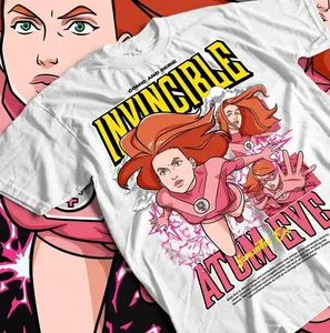 ATOM EVE Unisex Tee Shirt, Graphic T-shirt, Comic Book Lover Gift, Superhero Fan, Trendy Looks, Stay Ahead of the Curve, Casual