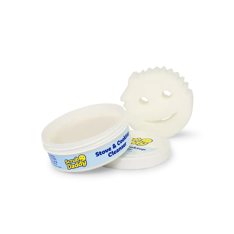 Scrub Daddy Stove & Cooktop Cleanser with Dye-Free Scrub Mommy