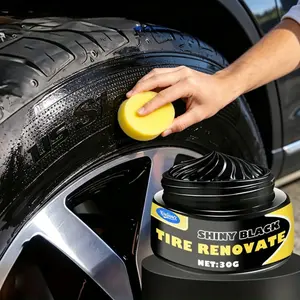 Car Plastic Parts Crystal Electroplating Renewal Wax - Car Black Interior Trim and Dashboard Gloss Restorer - Anti-aging and Prevents Whitening - Tire Gloss and Sofa/Seat Care Gel, Ideal for Christmas, Halloween, Summer, Winter, Valentine's Day, New Year.