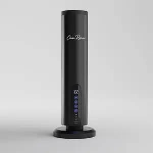 Casa Roma Alto Luxury Aroma Oil Diffuser – Premium Tabletop Cold-Air Diffuser with Touch Panel & Bluetooth App Control, Aluminum Design & Rechargeable Battery – Covers up to 1,000 sq. ft. (120ml Bottle)