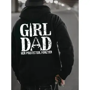 Girl Dad Hoodie, Her Protector, Forever Shirt, Bestt Dad With Pretty Daughter Sweatshirt, Unisex Sweater Pullover Tee