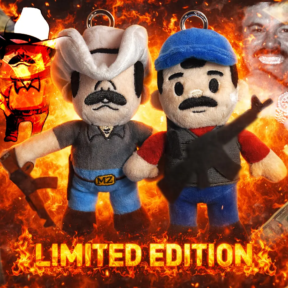 Exclusive Cartoon Plush Llavero / Keychain– 6 Inch Collectible