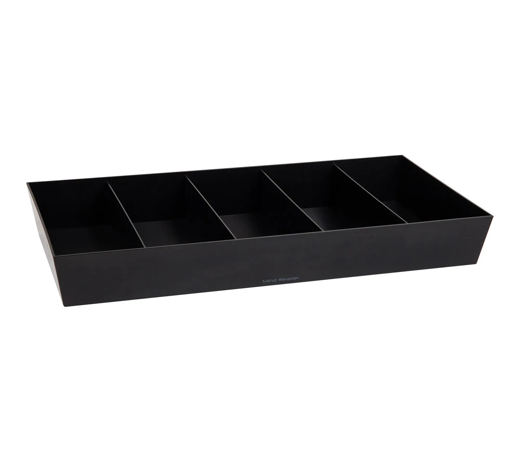 Mind Reader Snack Tray, Black