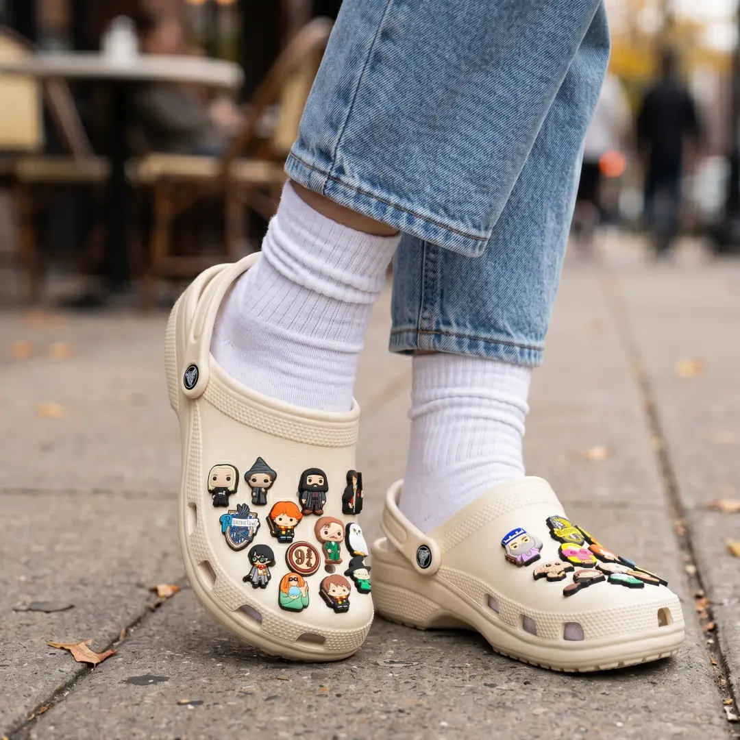 Shoe Decoration Charms, Cute Cartoon Clog Accessories for Shoe Personalization