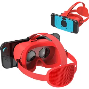 VR Headset for   2 (2025),  2  Reality VR Glasses with Adjustable  Lenses and Comfortable  Strap,  Goggles for  2 Accessories (Blue & Orange)