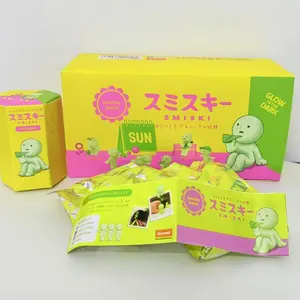 (Real Photo) Cute Mini Character Wearing Colorful Fruit Hats Series Cute Portable Tabletop Blind Box Set, Hipper And Figurines