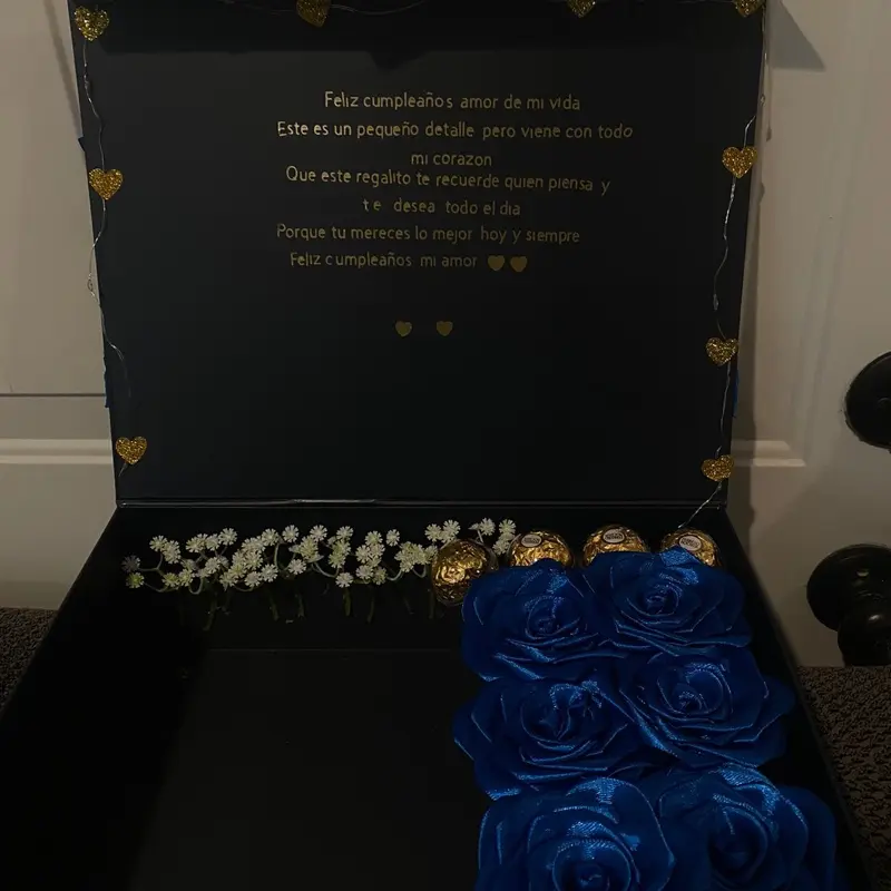Caja personalizada perfecta para pedida de padrinos, Día del padre, novios , etc