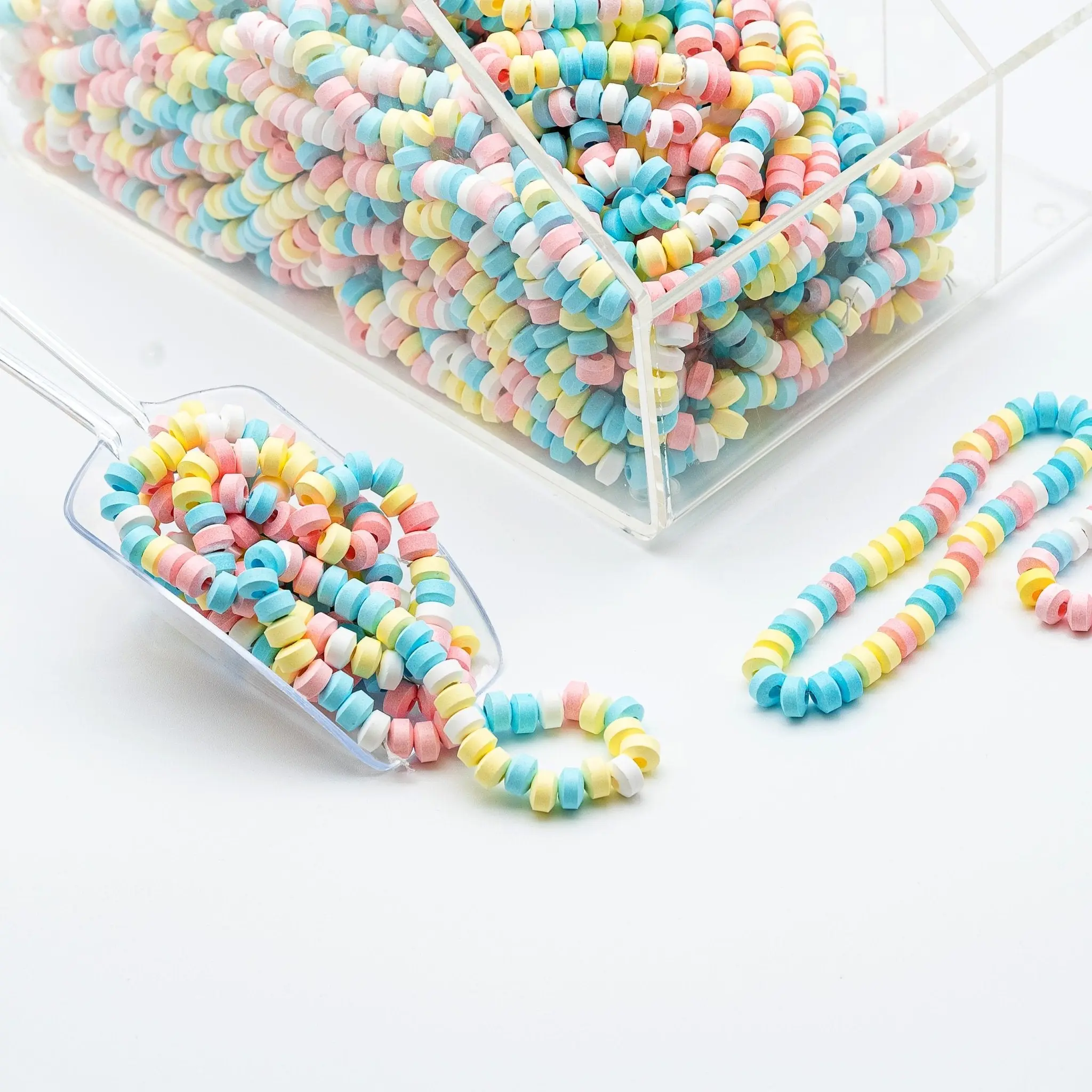 Candy Necklaces - Sweet Colorful Candy Beads - 4 oz & 8 oz  & 1 lb Candy Bag