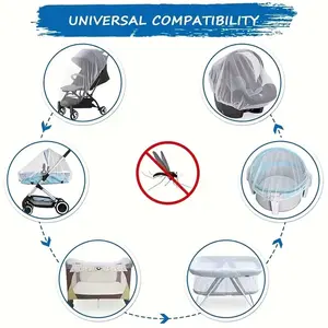 Mosquito Net, Suitable for Strollers Cribs Bassinet Portable Mini Beds, Durable Insect Repellent Net, /