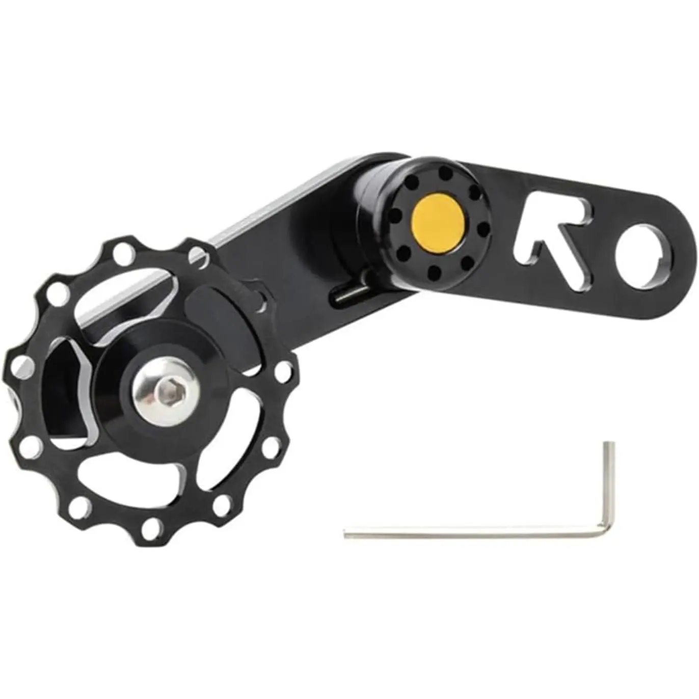Bike Single Speed Chain Tensioner,Aluminum Alloy Bike Chain Tensioner for Bicycle Chain Tensioner Tool