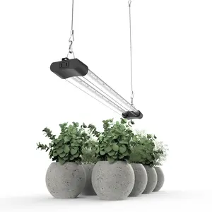 APICDOM 2FT LED Grow Light Full Spectrum Light Linkable 5000K Daylight + 660nm Red Indoor Plant Lighting Fixture