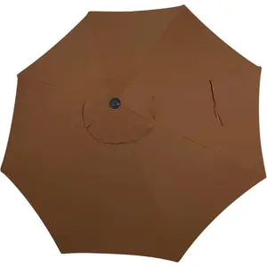 9ft Patio Umbrella Replacement Canopy, Market Umbrella Top, Outdoor Table Umbrella Canopy for 8 Ribs, Canopy Only