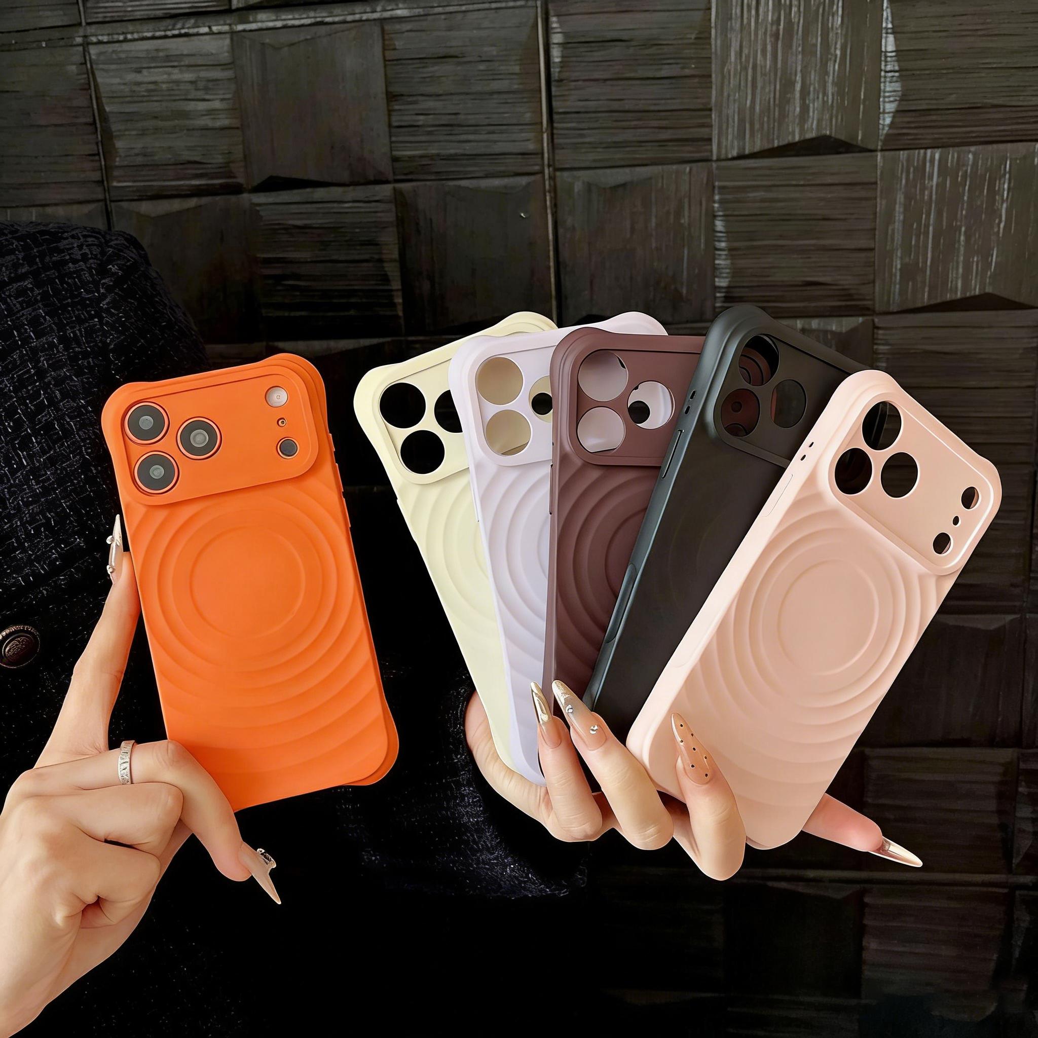 MagSafe Compatible Cute iPhone Case, Military Grade Shockproof 4-Corner Anti-Drop Protective Cover Skin-Friendly Slim Case for iPhone 17 16 15 14 13 Pro Max Air