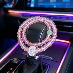 Handcrafted Car Gear Shift Beads, Universal Fit, Auto Interior Gear Knob Decor, Stylish Accessory for Vehicle Customization