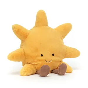 Amuseables Sun Stuffed Toy, Medium 12 inches - Sun Plush - Fun Gift Idea