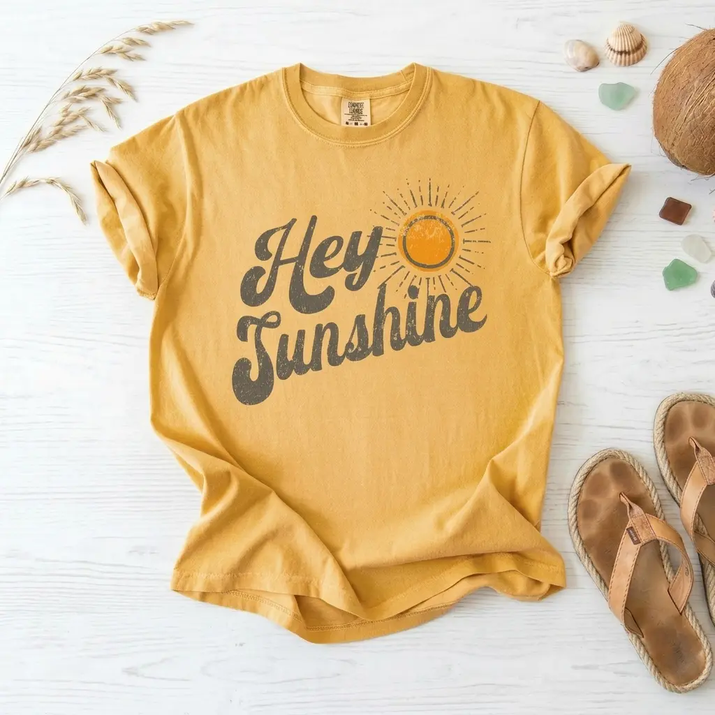 Comfort Colors Be Kind Shirts, Retro 70s Style, Positivity, Motivational, Hey Sunshine, Funny, Boho, Oversize, Womens, Mens - AMBER