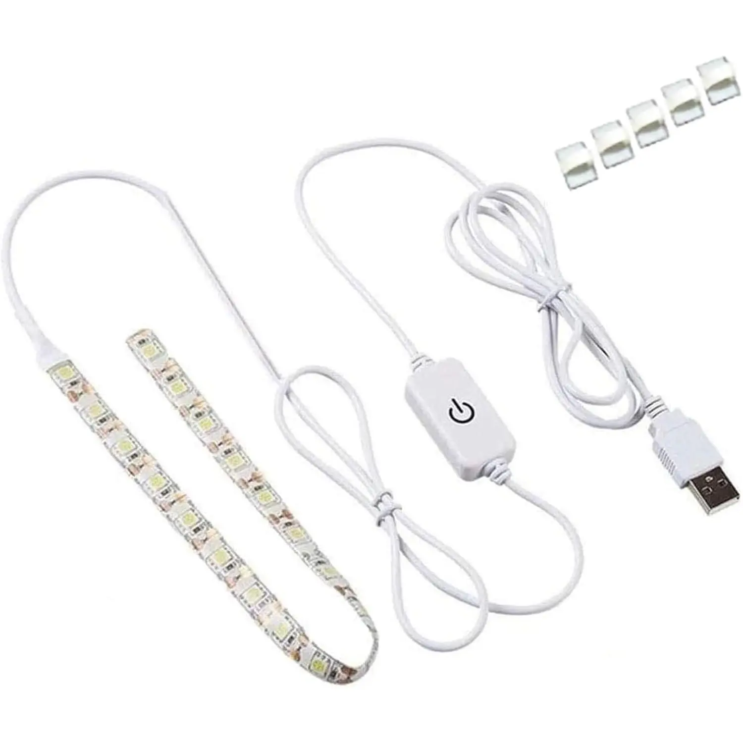 Sewing Machine Light Strip, 11.8inch DC5V Flexible LED USB Sewing Light, Clean White Lights for Brother, Janome, Babylock, Pfaff Sewing Mchine-Dimmable, Power Cord, and Clips Included