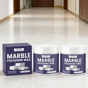 2-Pack Marble Polishing Wax (100g*2), Home Cleaning Bundle, Ideal for Indoor Floor Tiles and Stone, Daily Maintenance, Enhances Shine, Prevents Surface Damage, Hard Floor Cleaner