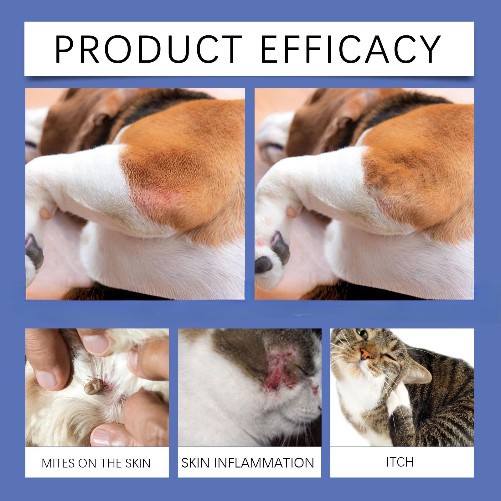 Pet Dust Removal Lotion - A topical treatment for relieving itching in dogs and cats