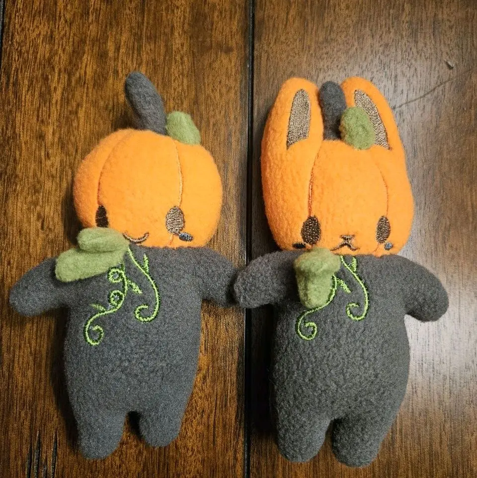 Pumpkin Animal Plushes