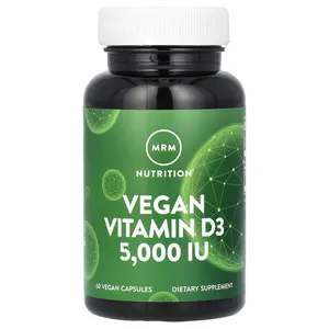 MRM Nutrition Vegan Vitamin D3, 125 mcg (5,000 IU), 60 Vegan Capsules