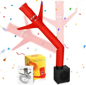 Mini Inflatable Tube Man Christmas Funny Gift for Kids Wacky Waving Inflatable Tube Guy with Blower Joke Tubes Toy Desktop Arm Flailing Quirky Gift for Xmas Birthday Party Decor(Funny)