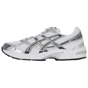 ASICS Gel-1130 1201B020-100 Low-Top Casual Training Running Shoes Unisex Silver Color Comfortable Durable for Everyday Use and Light Workouts