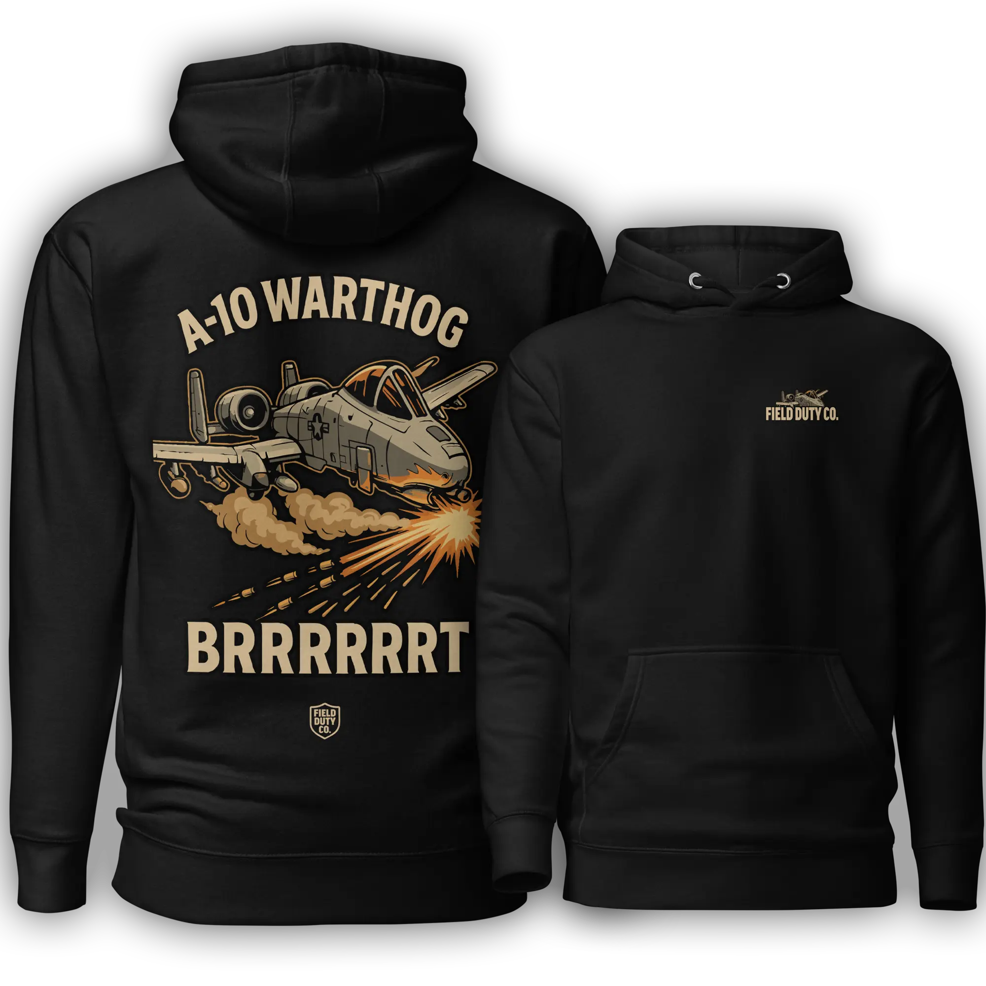 A-10 Warthog "BRRRRRRT" Tactical Hoodie