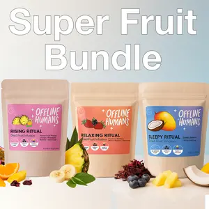 OFFLINE HUMANS SUPER Fruit Bundle - Rising Relaxing Sleepy Ritual Dried Fruit Infusions United States