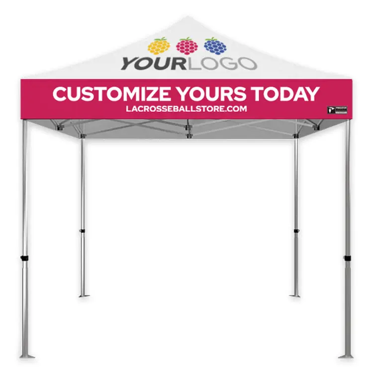 Custom Popup Aluminum Frame Canopy Tent - 10'x10' 40 Series Hexagonal, Lightweight Outdoor Canopy Shelter, Hexagonal Canopy Shelter