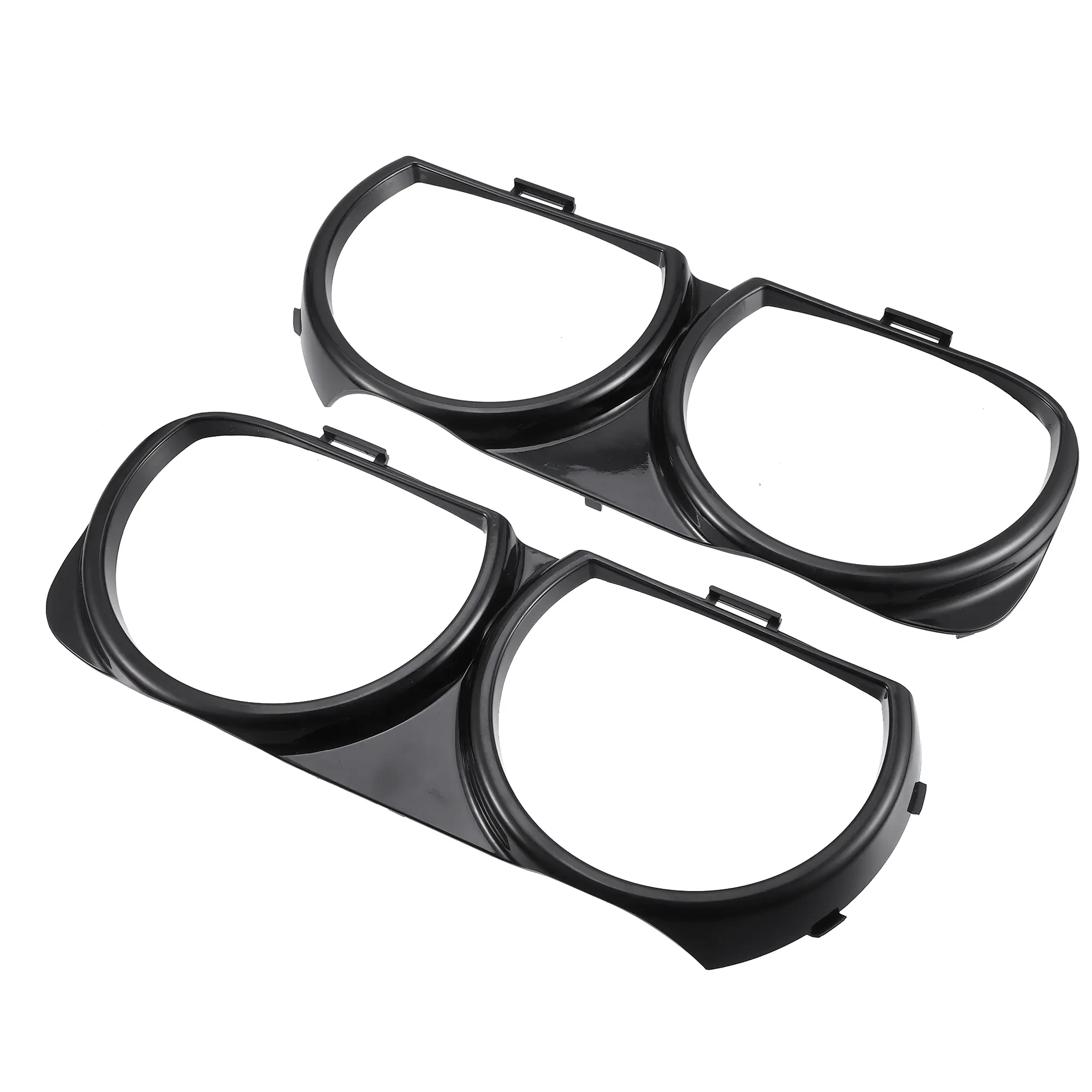 1 Pair Front Headlight Lamp Bezel Trim LH RH Car Headlight Bezel 68259053AB 68259053AA for Dodge Challenger 2015-2023