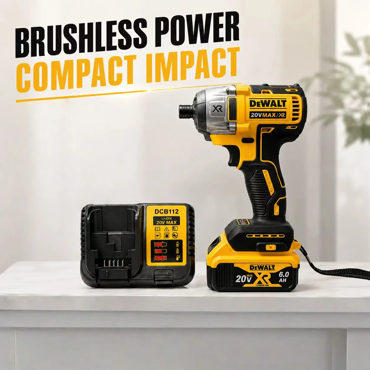 Dewalt DCF887 Brushless Impact Screwdriver, 20V Cordless Multipurpose Drilling/Screwing Tool with 205Nm Torque & Original Dewalt Battery for Professionals, DIY Power Tools, Multitools & Accessories
