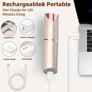 Women's 2-in-1 Portable Lipstick-Style Electric Eyebrow Trimmer&Private Shaver,Full Body Epilator,Hair Removal Devices for Women,Hair Removal For Women