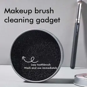 5pc Pro Makeup Brush Cleaning Sponge Set, Gentle & Efficient Color Remover, Ideal for Dry Cleansing & Sanitization, Fits All Brushes