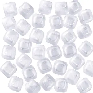 Reusable Ice Cubes for Drinks – 20 Pack BPA-Free Refreezable Plastic Ice Cubes, No Dilution, Ideal for Cocktails, Wine, Beer & Coffee